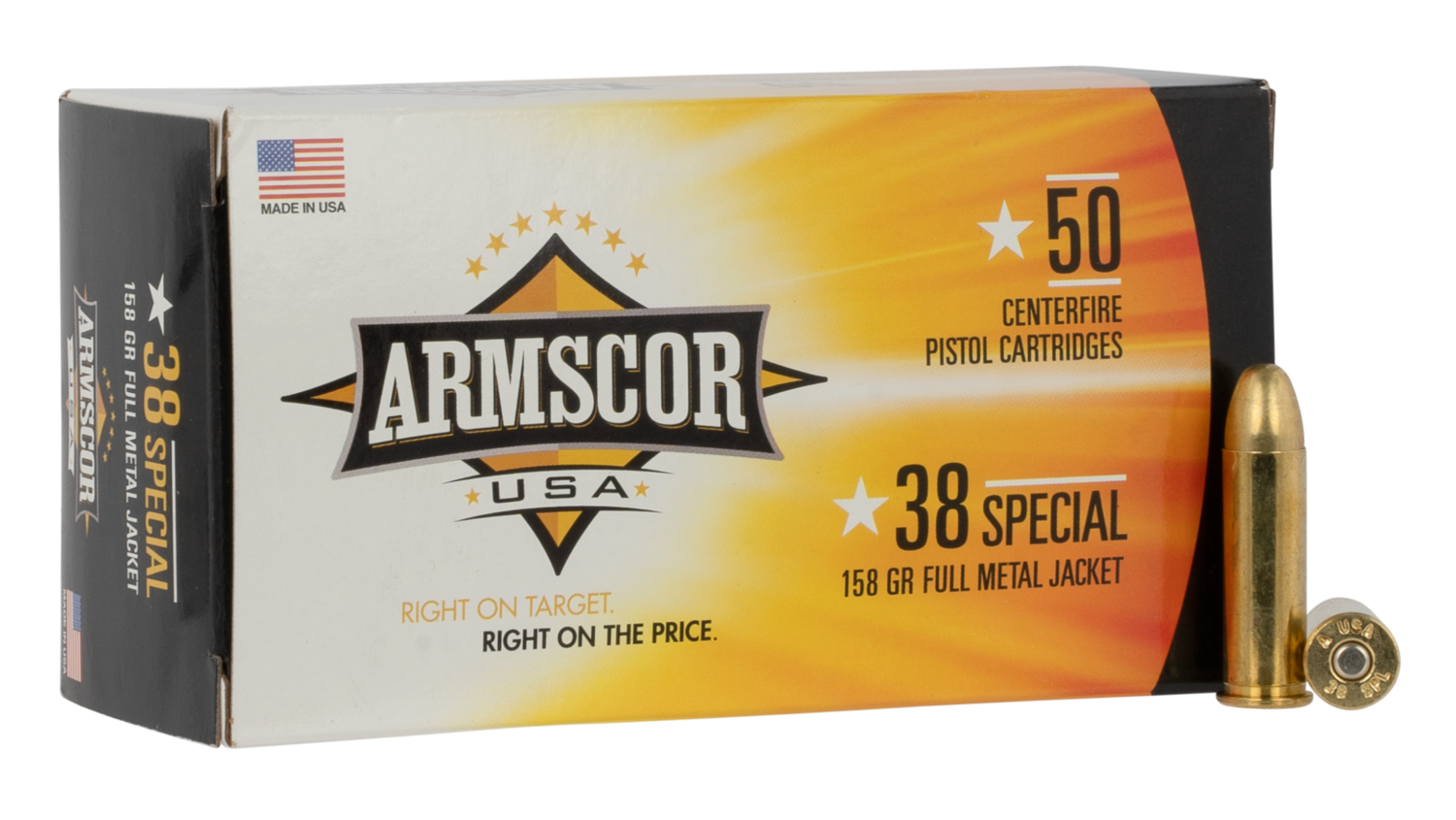 Armscor Usa, Arms Fac3817n         38sp   158 Fmj         50/20