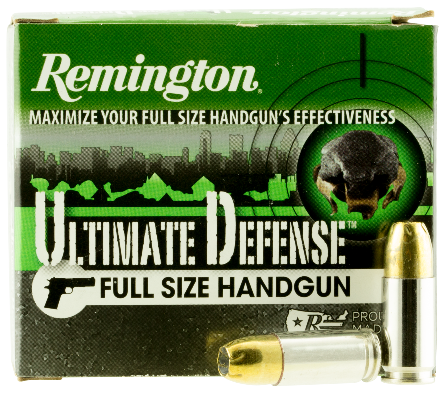 Remington Ammunition Ultimate Defense, Rem 28948 Hd9mmd    Ultd 9mm+      124bjhp   20/25