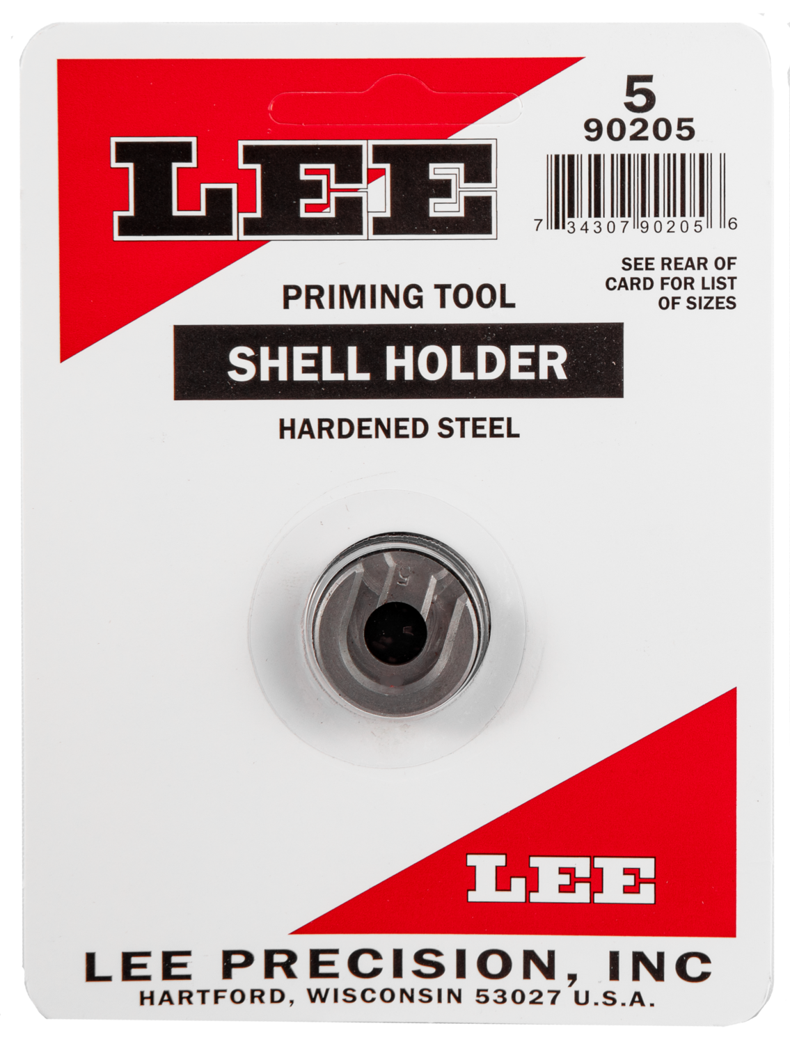 Lee Shell Holder, Lee 90205 Shell Holder #5   Ap Only