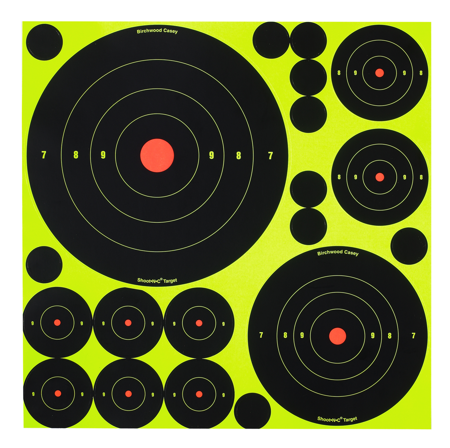 Birchwood Casey Shoot-n-c, Bir 34018          Shoot-n-c Bullseye Variety 50pk