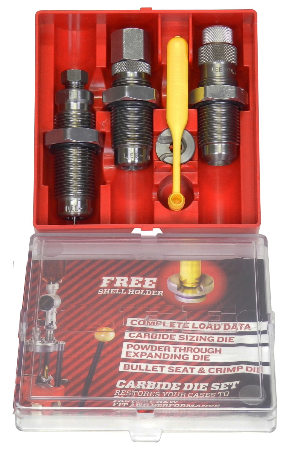 Lee Carbide, Lee 90176 3 Die Set 9mm Mak Carbide