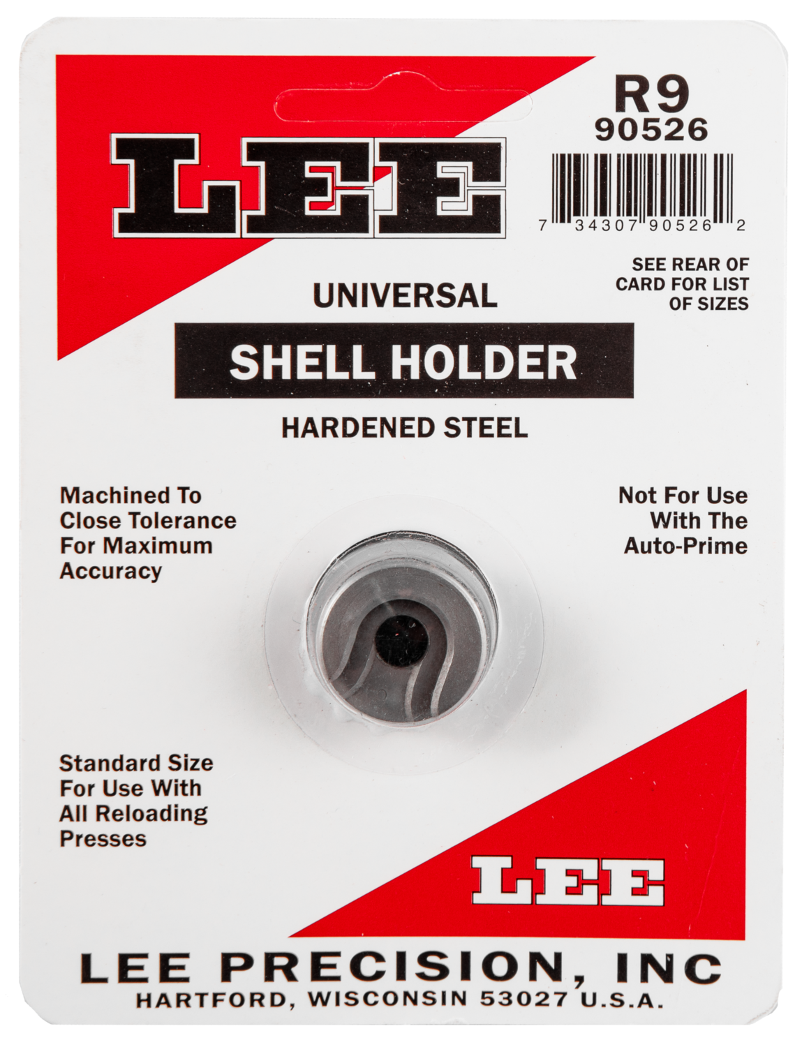Lee Shell Holder, Lee 90526 R9 Shell Holder
