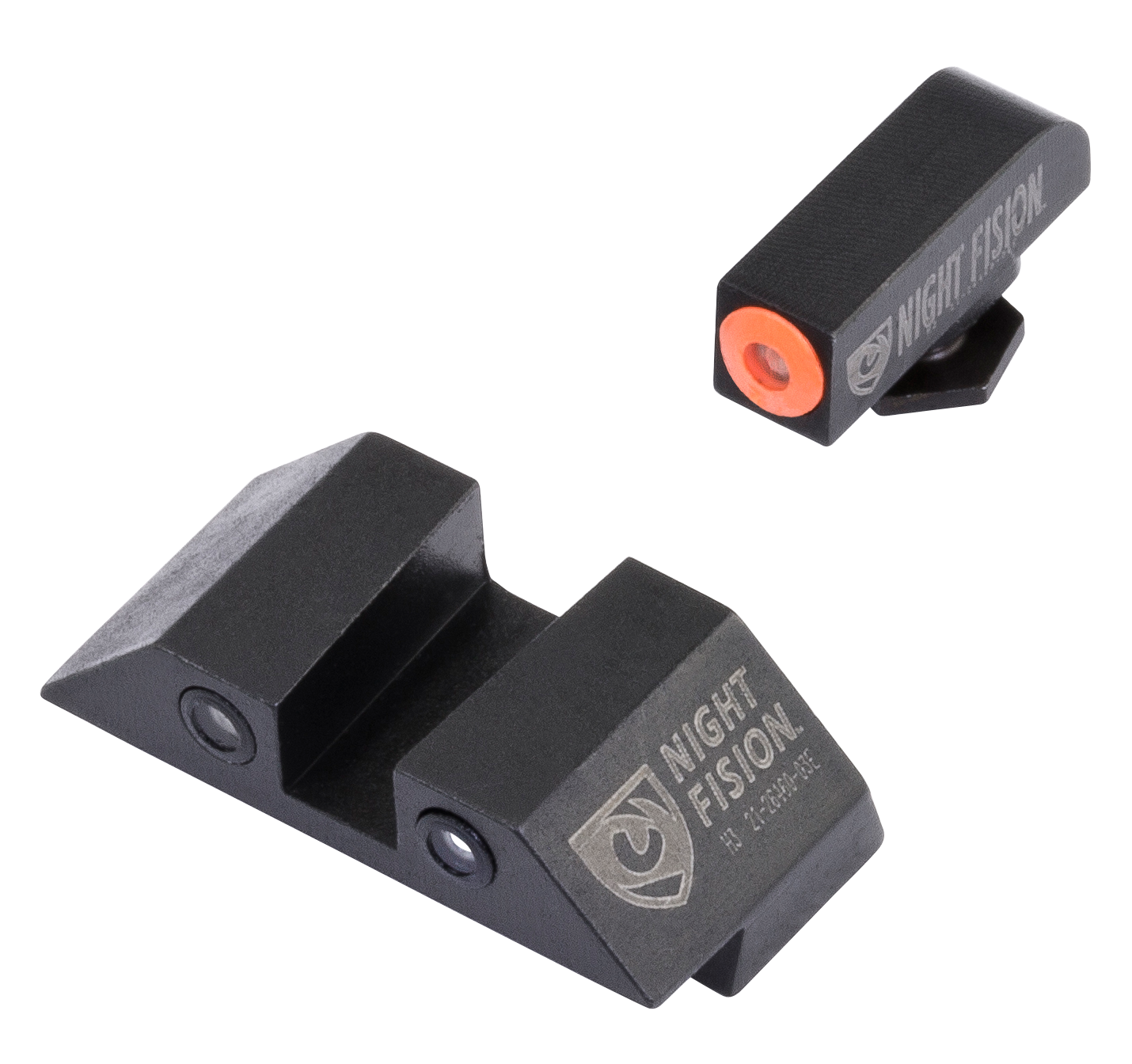 Night Fision Night Fision Tritium Night Sights For Glock, Nf Glk-001-003-ogzg     Ns Glk 17/19 Square