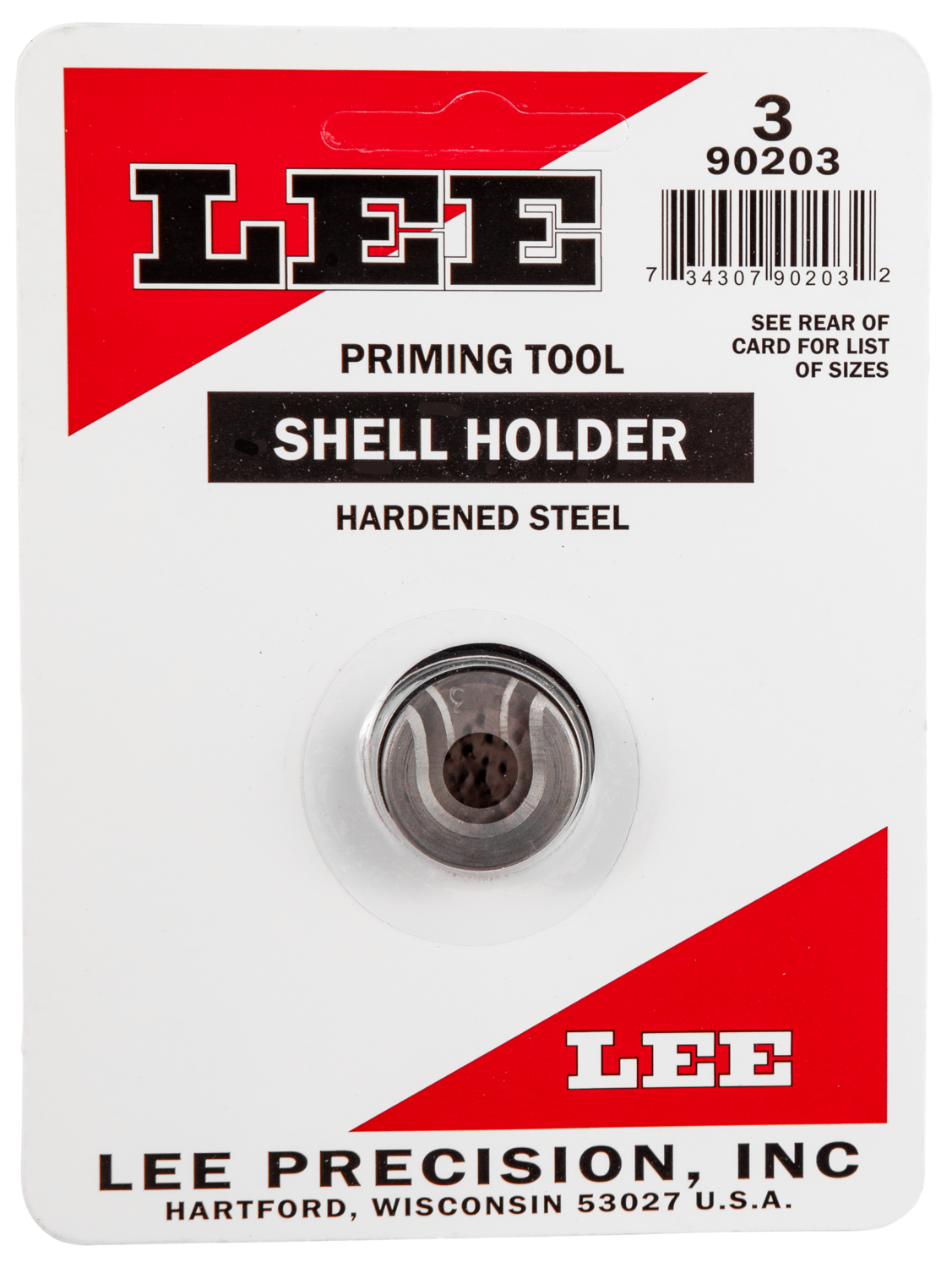 Lee Shell Holder, Lee 90203 Shell Holder #3   Ap Only