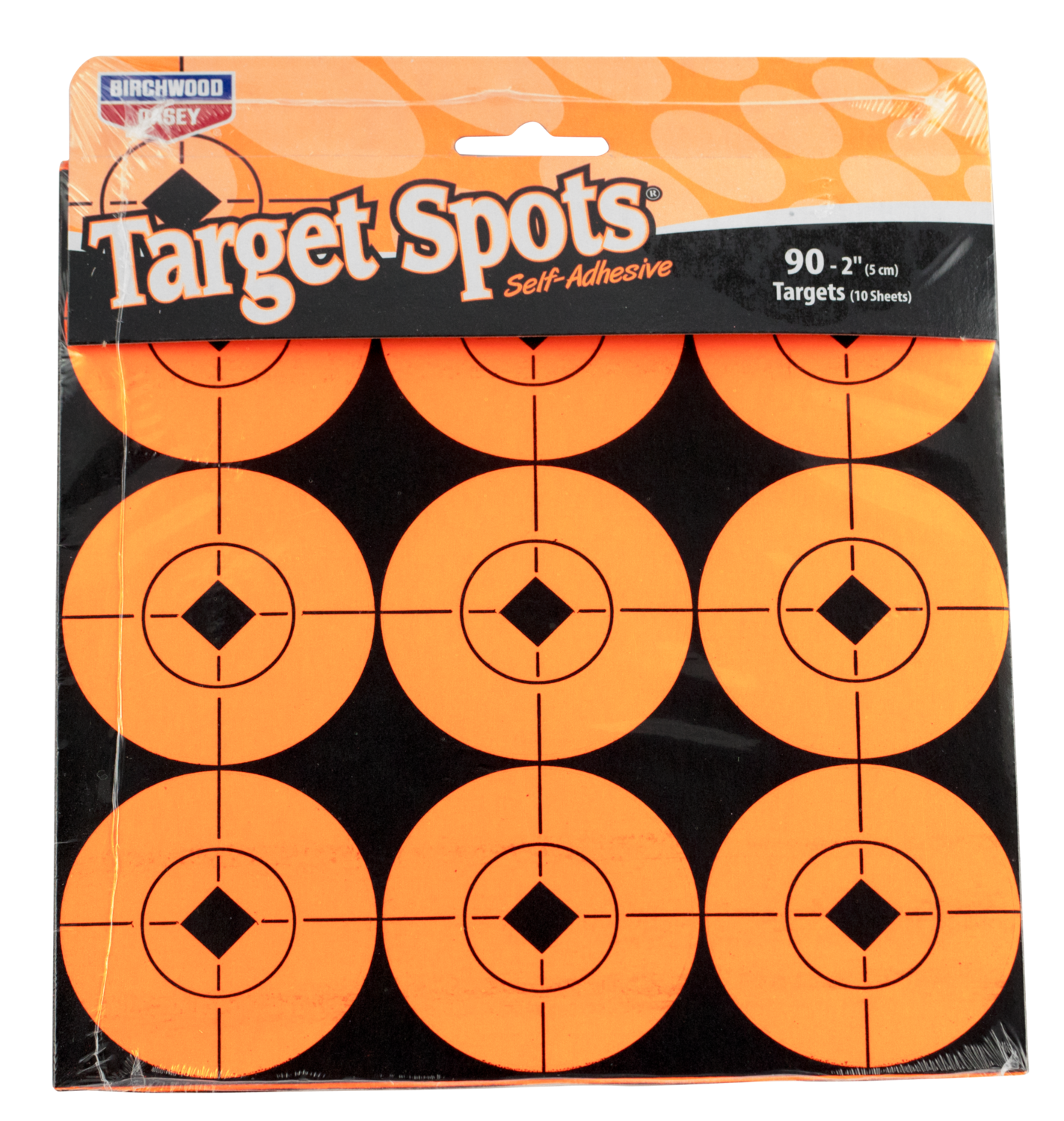 Birchwood Casey Target Spots, Bir 33902          Target Spots 2"90pk Orn