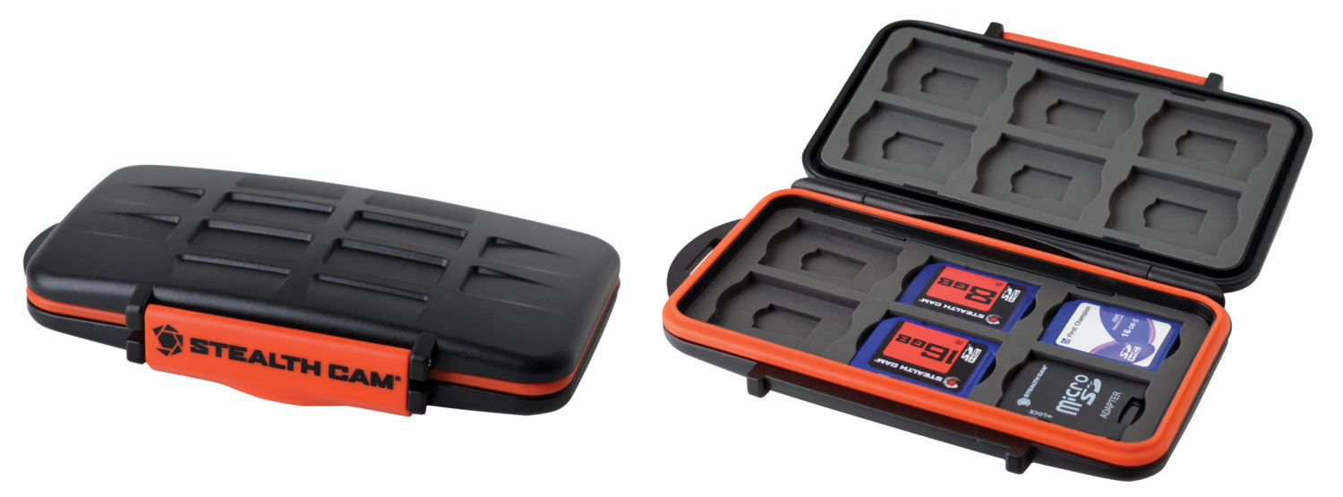 Stealth Cam Memory Card Storage Case, Steal Stc-mcsc         Sd Card Storage Case