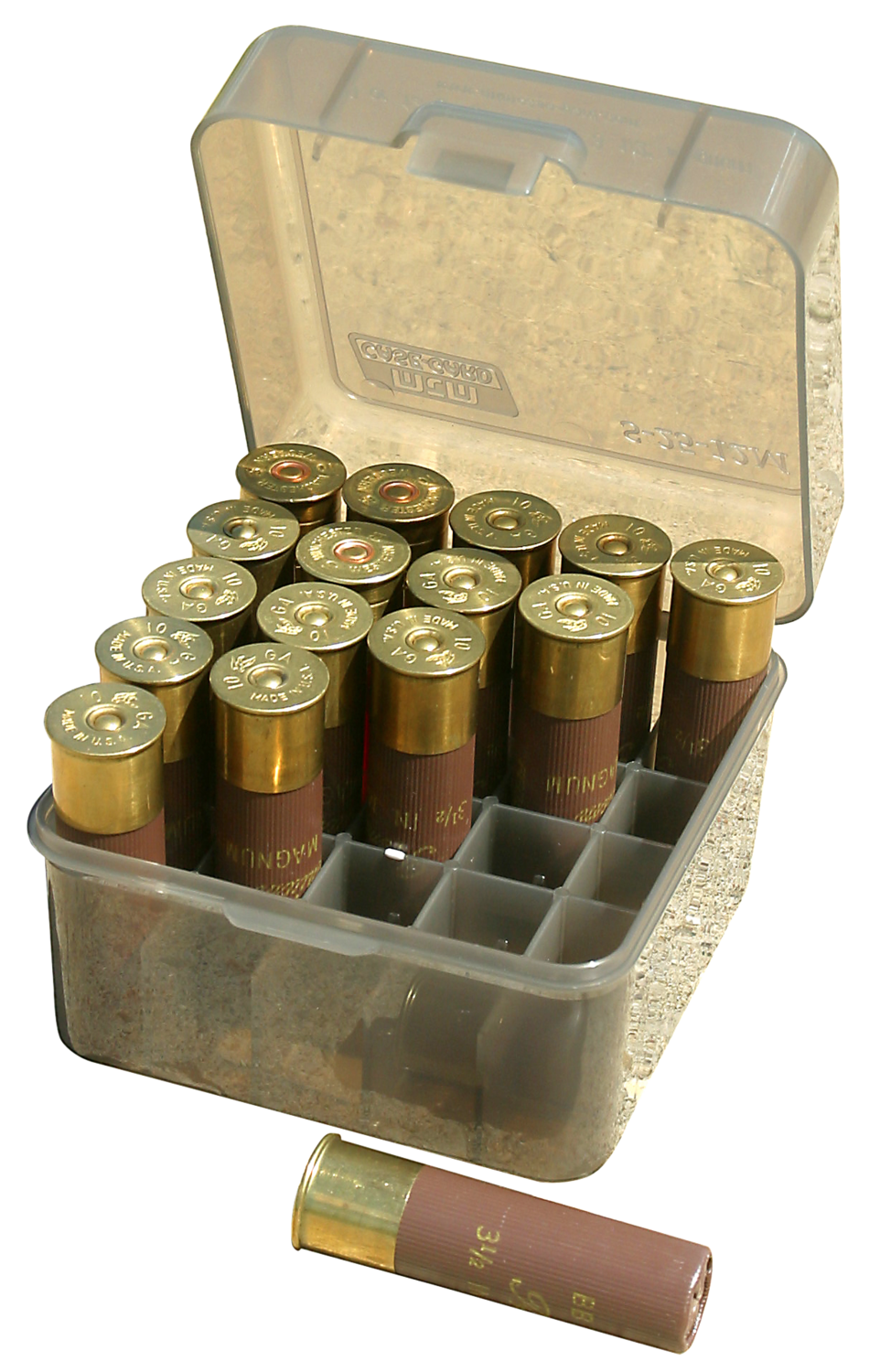 Mtm Shotshell Case, Mtm S2512m41    3.5in  25rd Shotshell Cs    Clrsmk