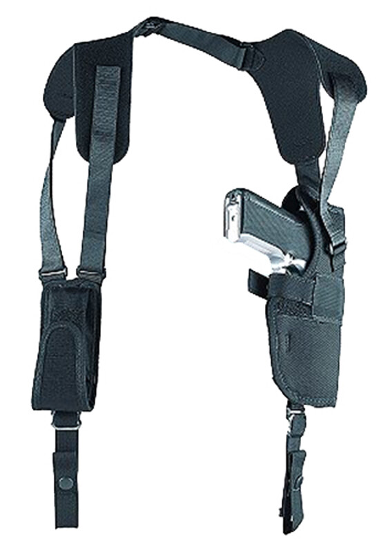 Uncle Mikes Sidekick, Unc 8302-1   V Shoulder Holster    2 Blk