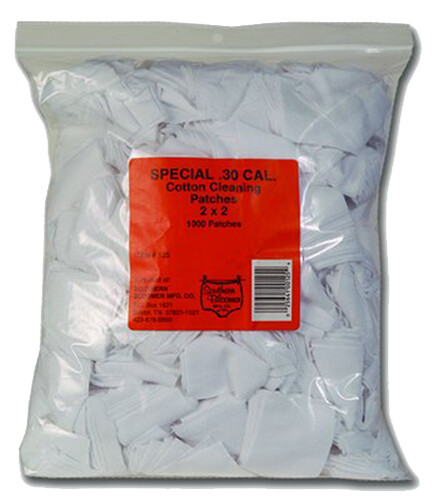 Southern Bloomer Cleaning Patches, Sbc 125  30 Cal Bulk Patches    1000 Ct