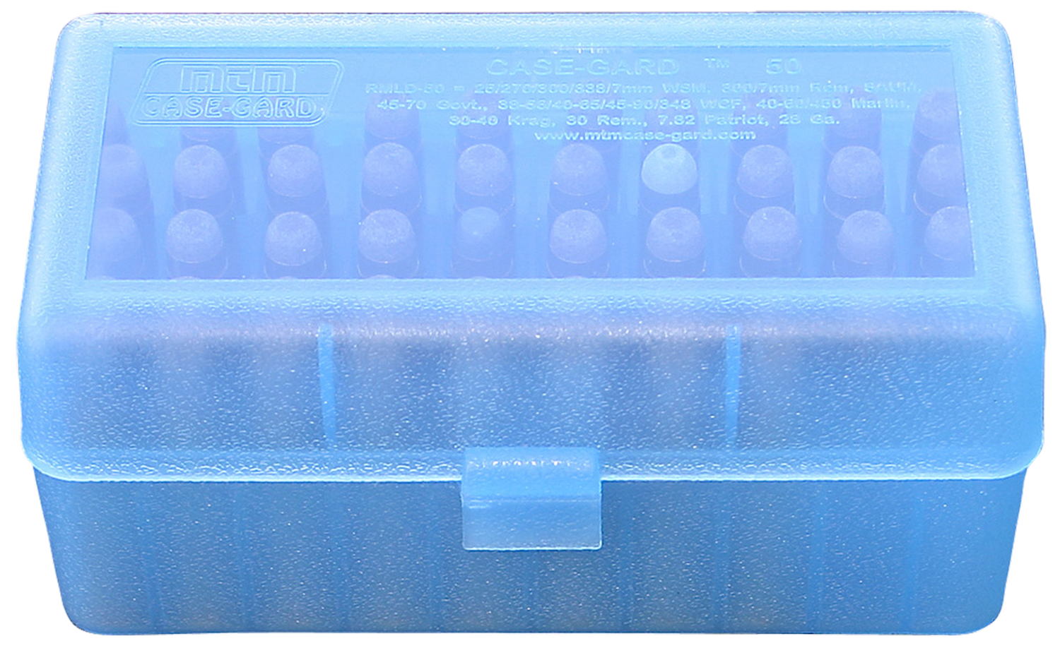 Mtm Case-gard, Mtm Rsld5024    50rd Rfl Case Wssm/500s     Clrblu