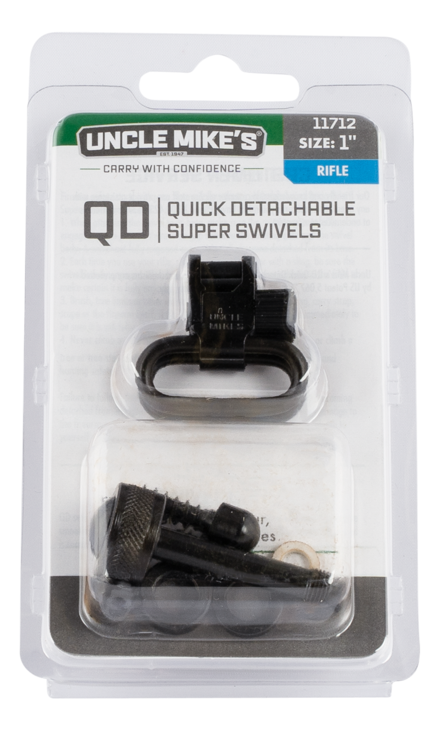 Uncle Mikes Super Swivel, Unc 1171-2 Sling Swivels 7400 Four