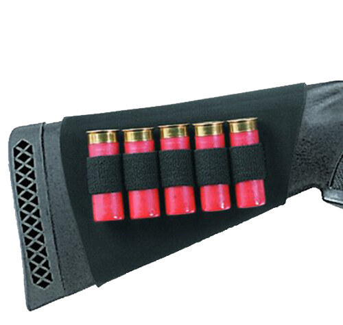 Uncle Mikes Buttstock Shell Holder, Unc 8849-3 Neoprene Shgn Butt Stk Hldr