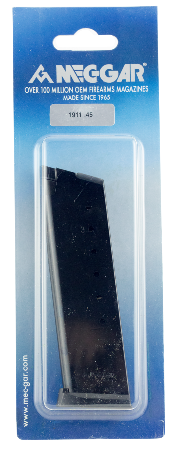 Mec-gar Standard, Mg Cg4508bpf     Mag 1911 Pf   45a  8rd Bl