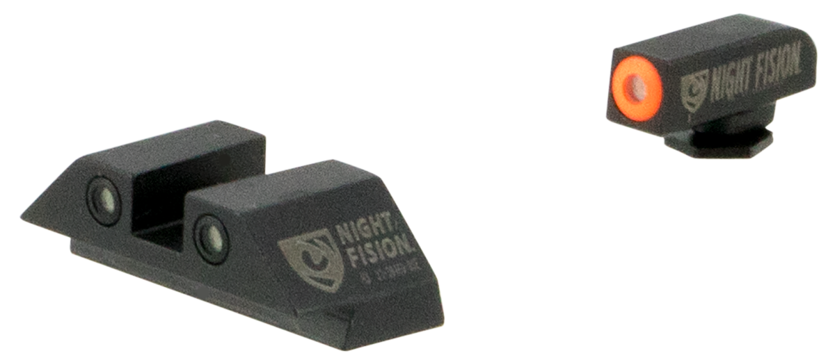 Night Fision Night Fision Tritium Night Sights For Glock, Nf Glk-001-003-ogwg     Ns Glk 17/19 Square