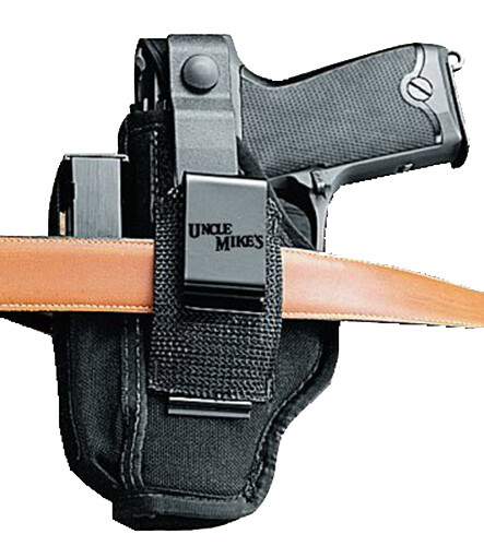 Uncle Mikes Sidekick, Unc 7002-0 Amb Hip Hlstr W/bltclip  S2