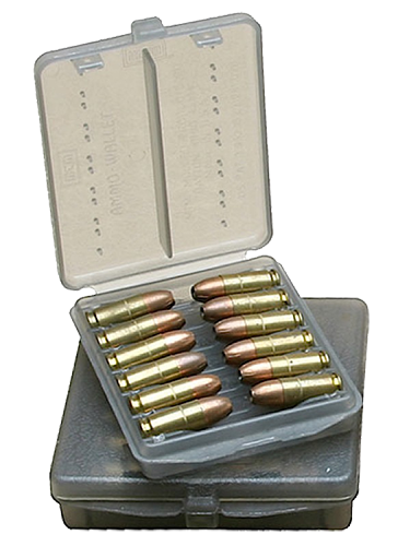 Mtm Ammo Wallet, Mtm W184541     18rd Pstl Wallet 45acp      Clrsmk