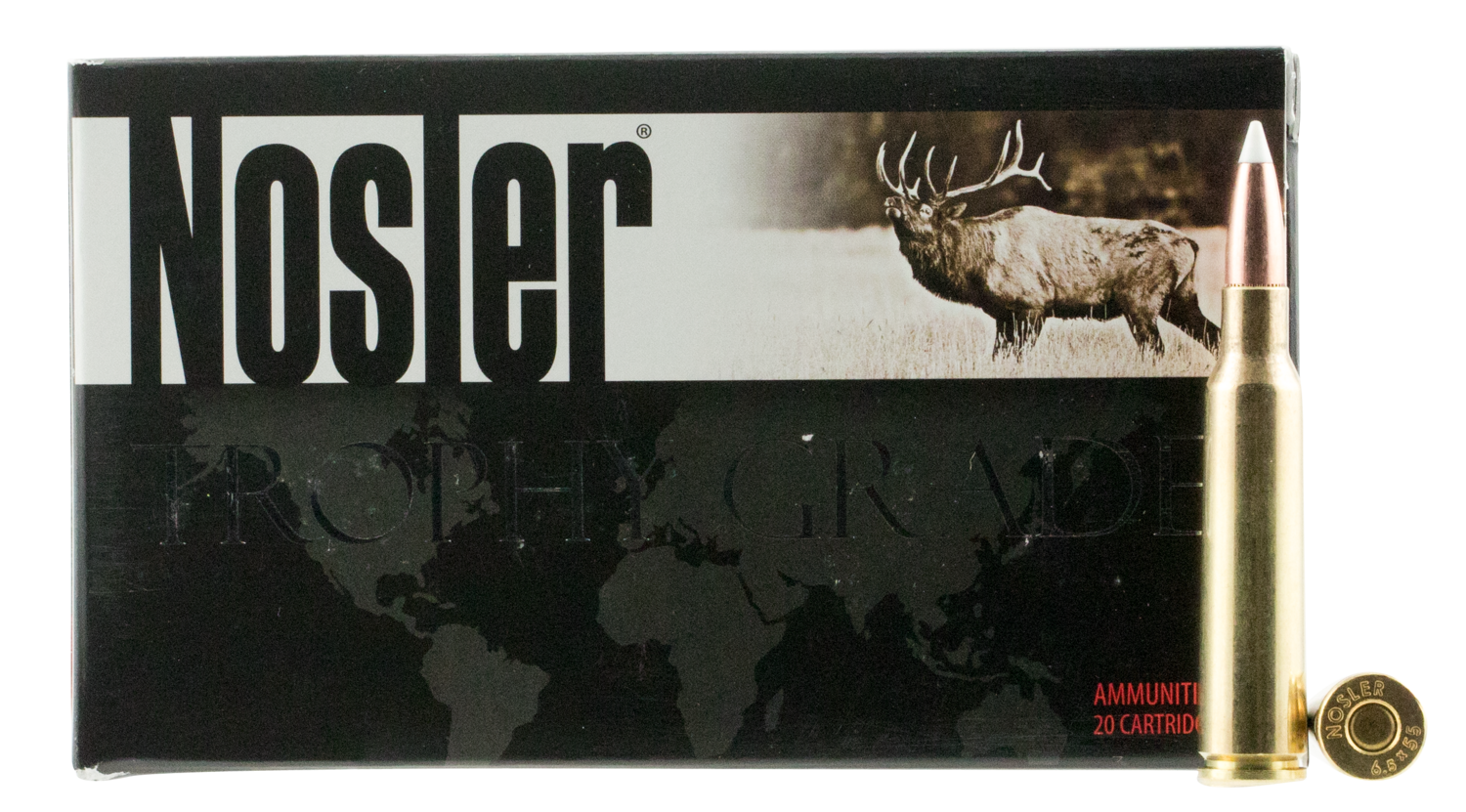Nosler Trophy Grade, Nos 60022 Trophy 6.5x55   140 Ab             20/10