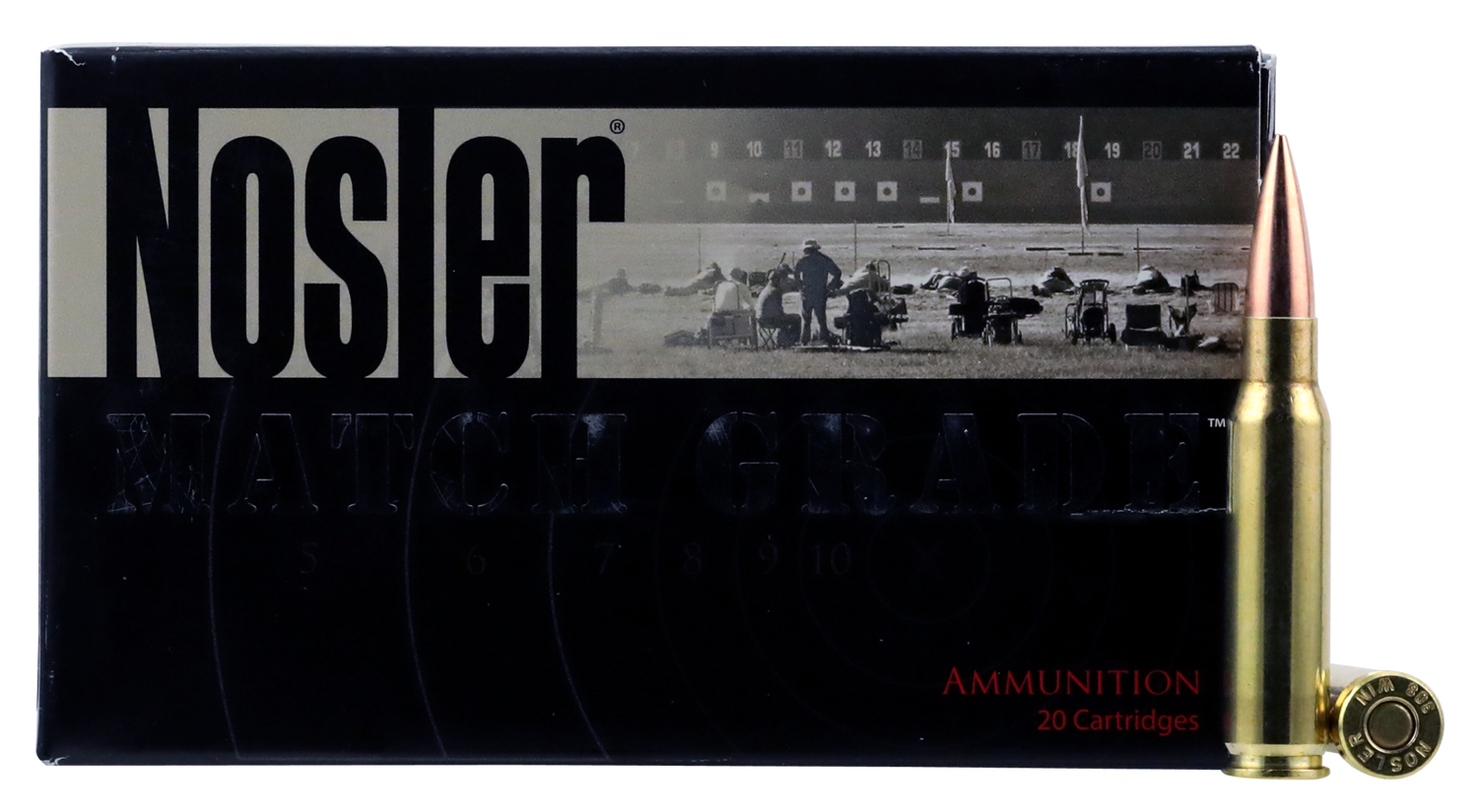 Nosler Match  Grade Rdf, Nos 60132        308      175 Rdf Hpbt       20/10