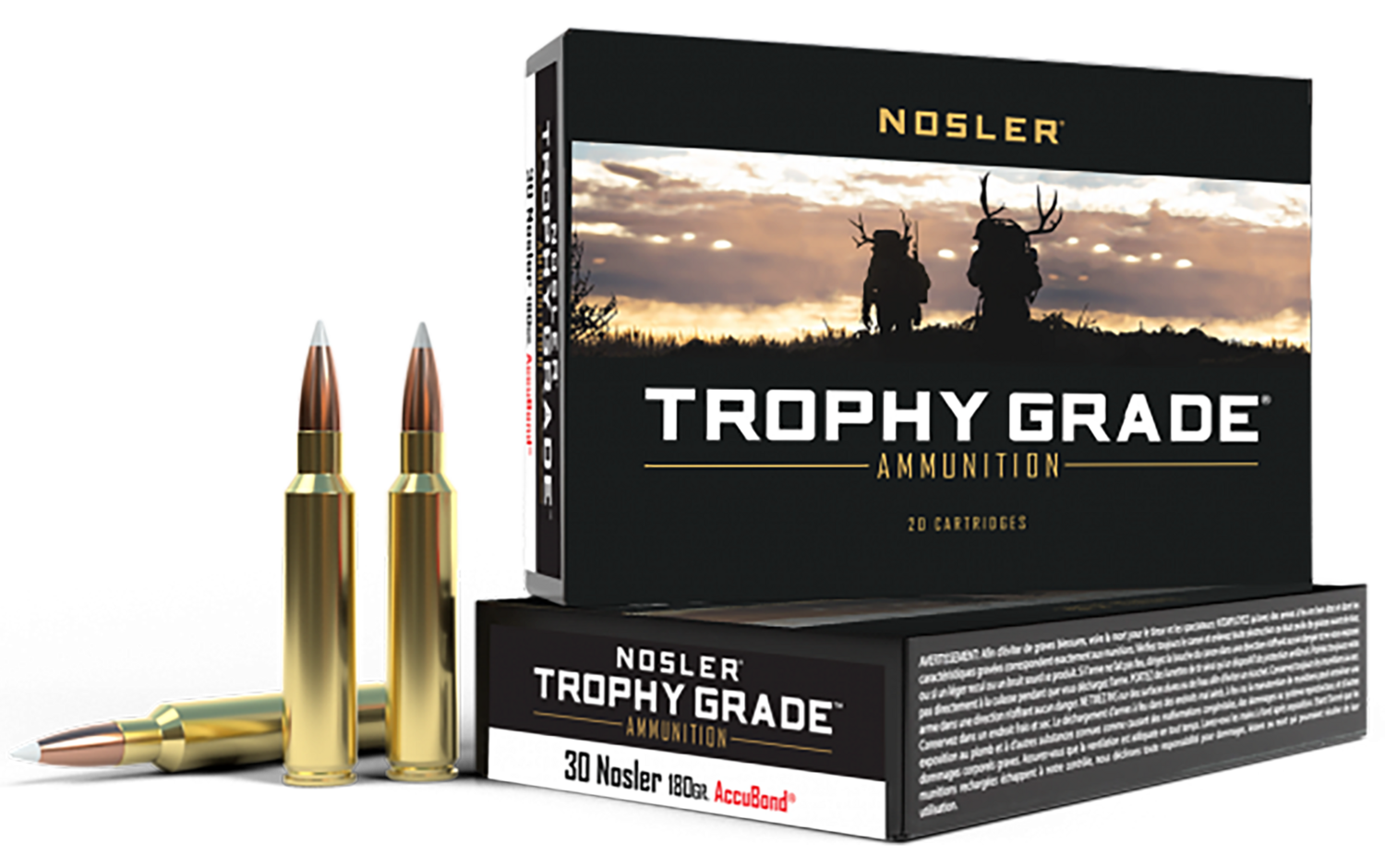 Nosler Trophy Grade, Nos 60117 Trophy 30 Nos   180 Accubond       20/10