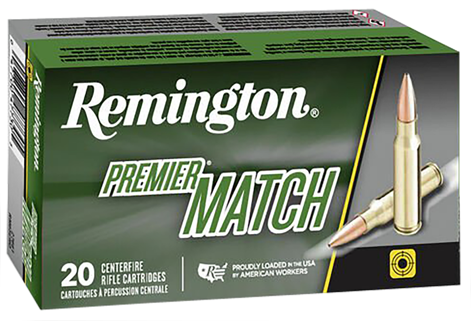 Remington Ammunition Premier Match, Rem 21486 Rm308w8   Matchking 175 Bthp       20/10