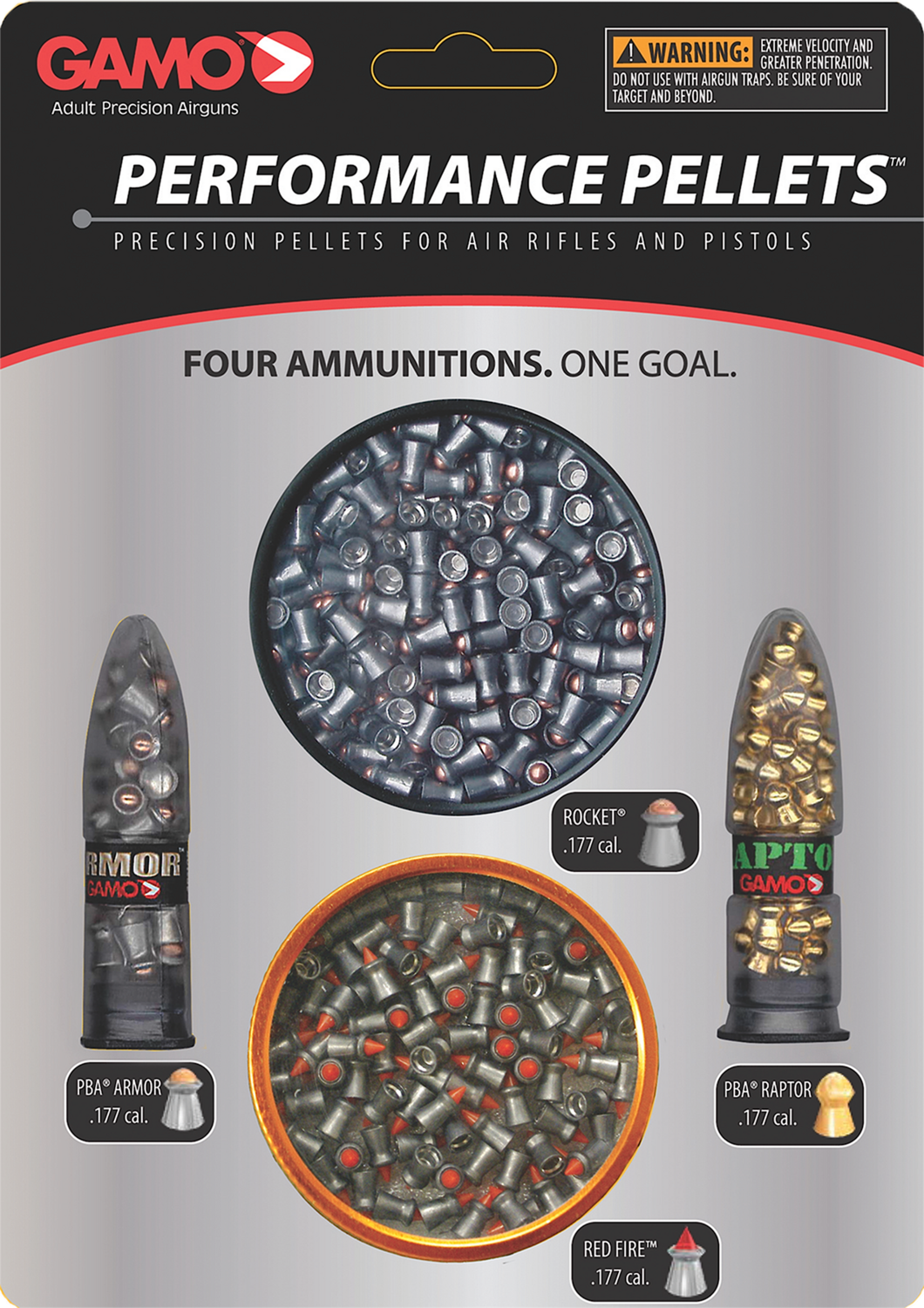 Gamo High Performance, Gamo 632092854    Pel Combo Asst               177