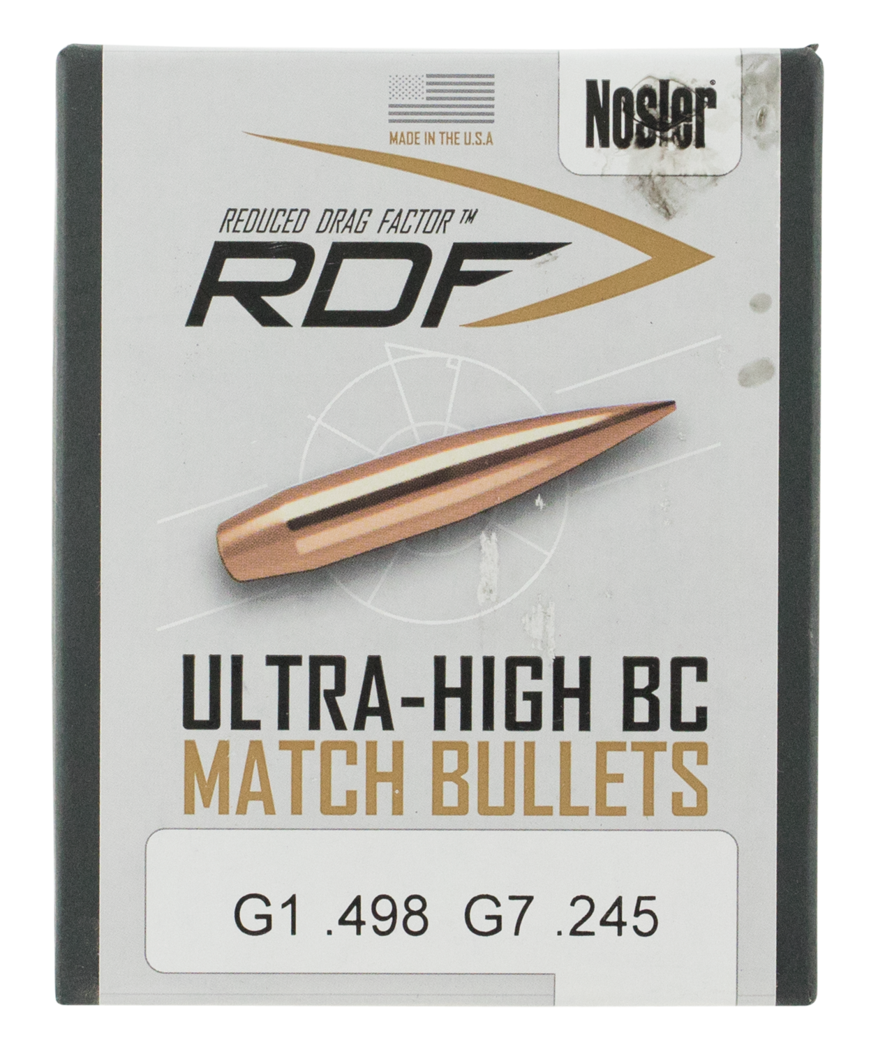 Nosler Rdf, Nos 53441 Rdf Match   22   85 Hpbt  100