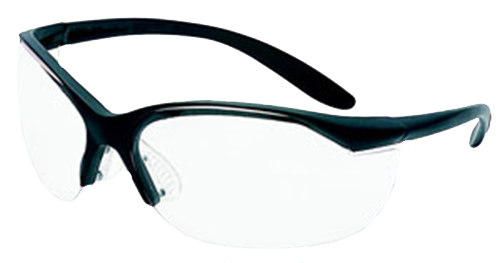 Howard Leight Uvex, How R01535  Vapor Ii Black/clear