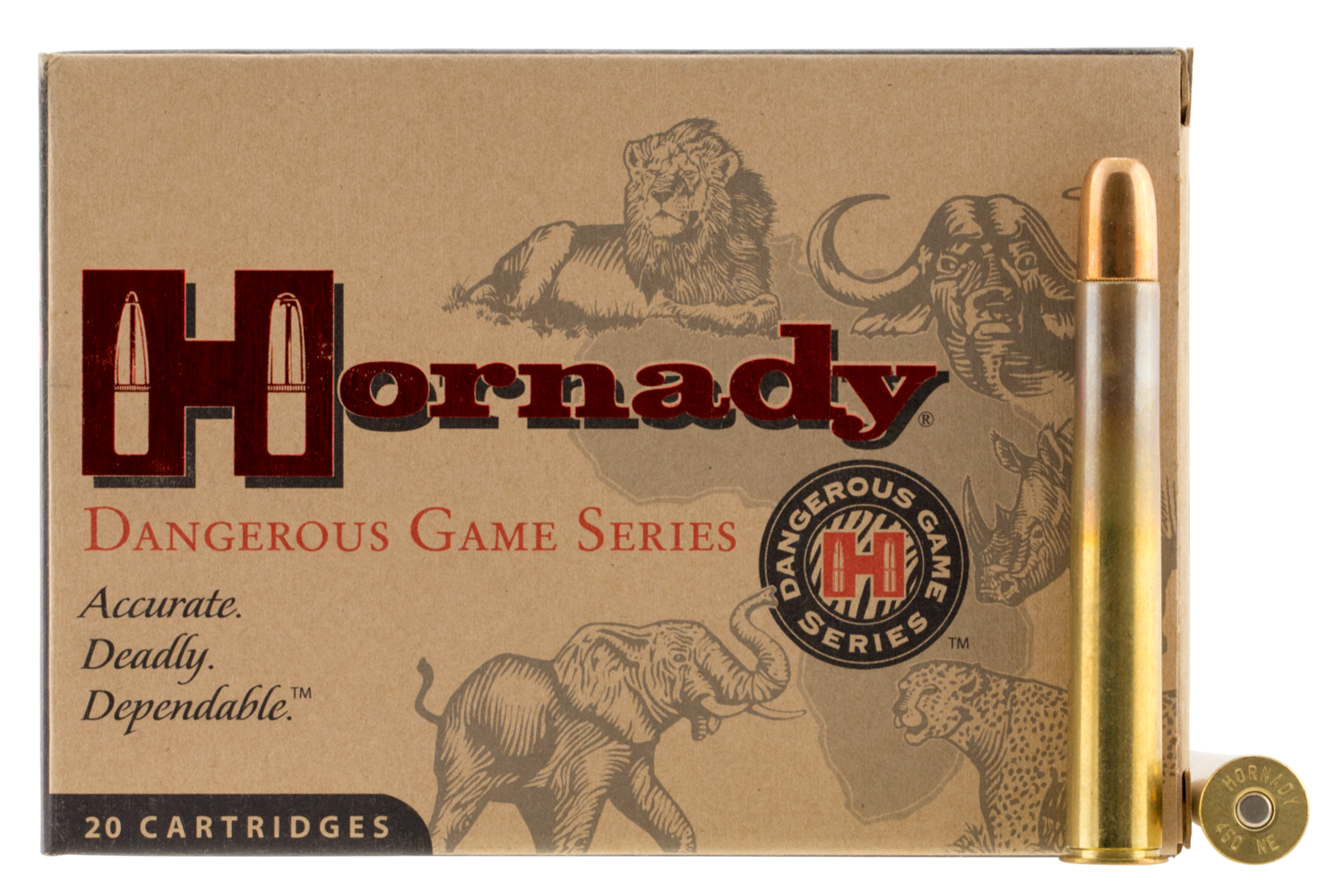 Hornady Dangerous Game, Horn 8269  Dngrs Game  500ntro 570 Dgs      20/06