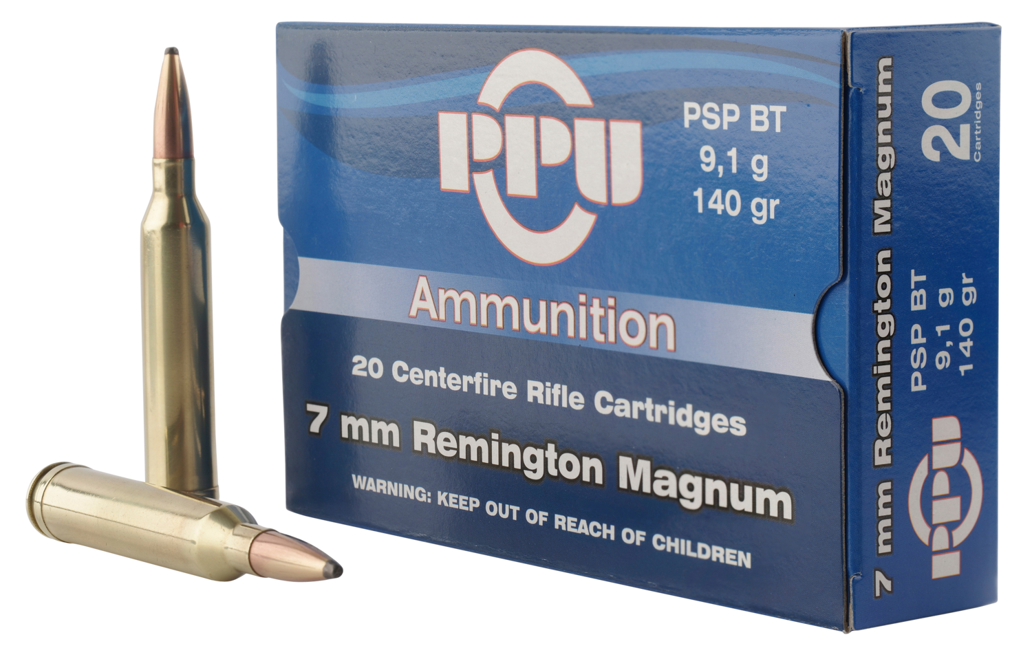 Ppu Standard Rifle, Ppu Pp7rm1      7mmmg       140 Psp          20/10