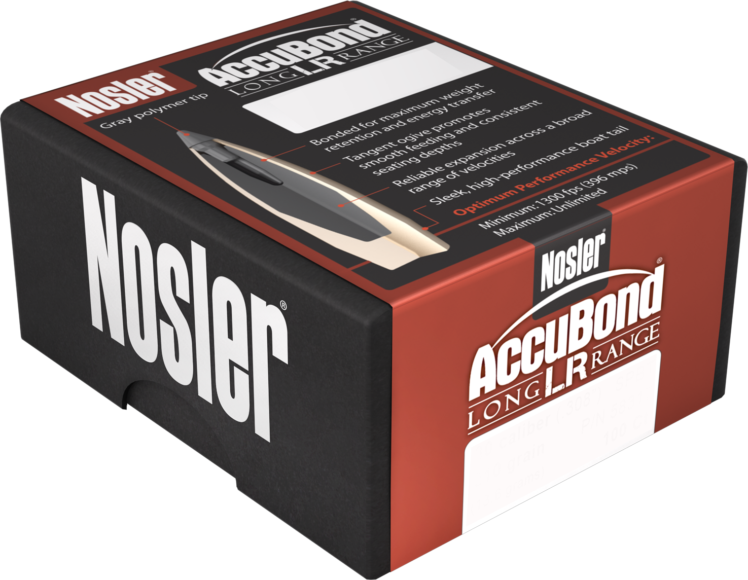 Nosler Trophy Grade Long-range, Nos 60091    6.5crd       129 Accubond Lr    20/10