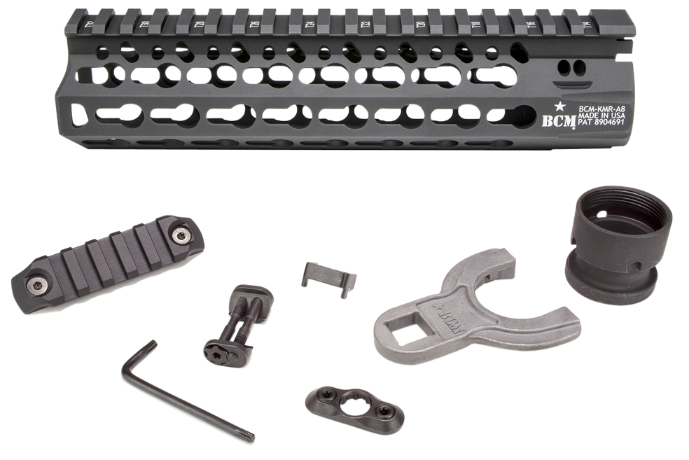 Bravo Kmr Alpha, Bcm Kmr-a8-556-bk    Kmod Rail Alpha 8         Blk