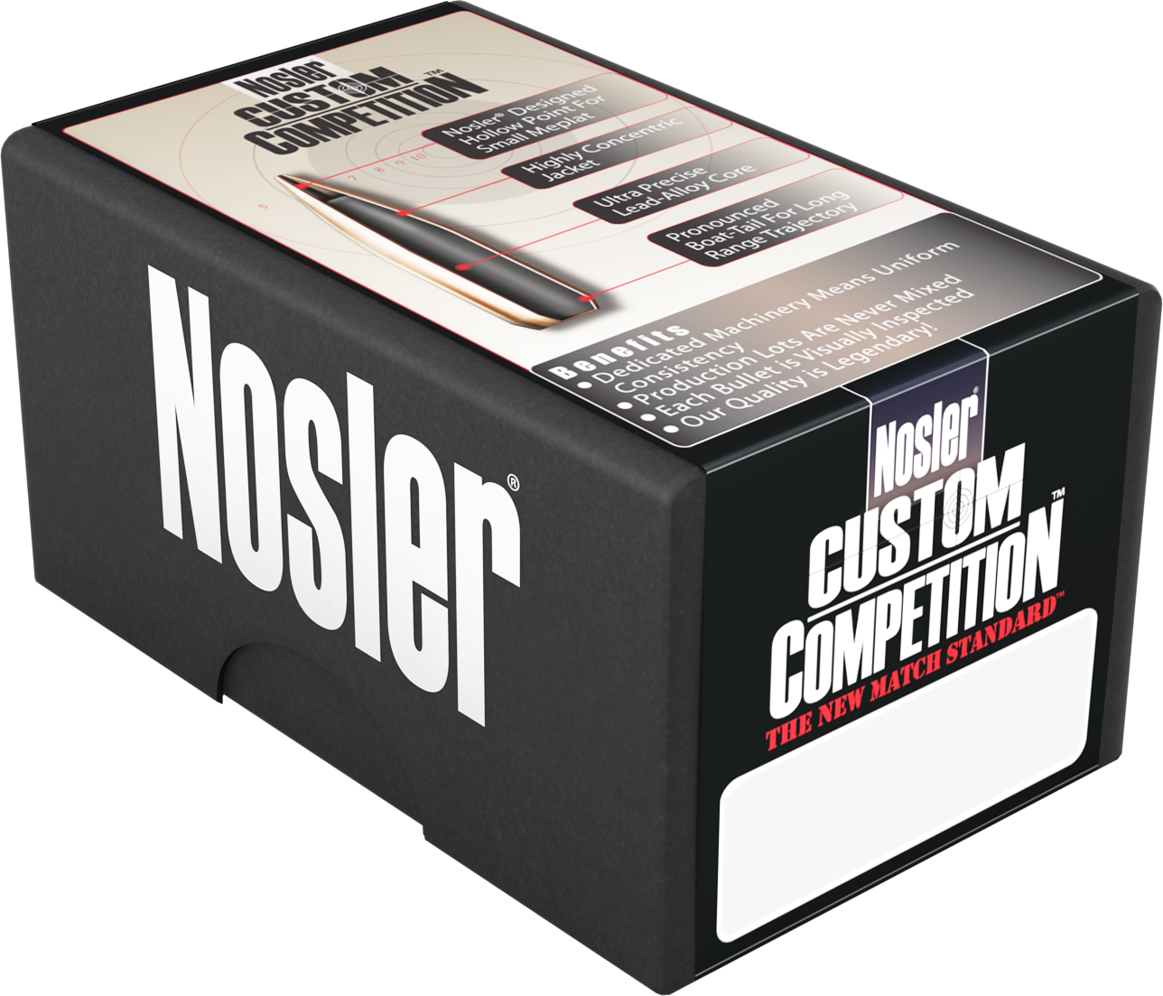 Nosler Custom Competition, Nos 43258 Handgun    9mm 147  Jhp   250