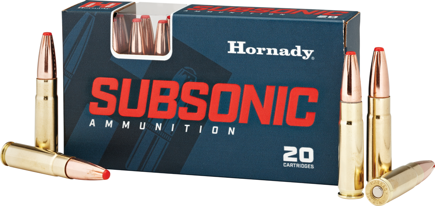 Hornady Subsonic, Horn 80877  Subsonic 300bo 190   Sub-x       20/10