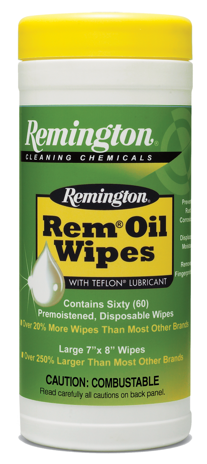 Remington Accessories Rem Oil, Rem-18384 Rem-oil Pop Up Wipes    60ct