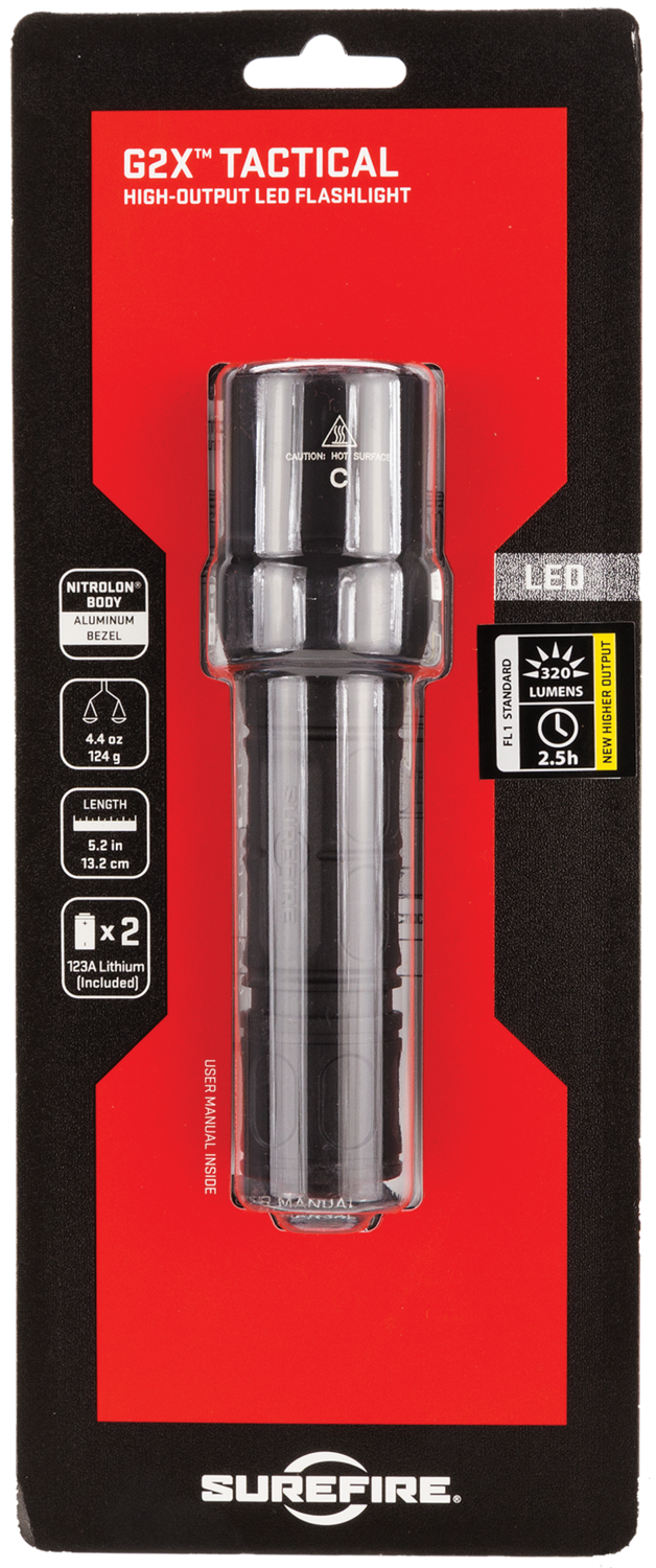 Surefire G2x, Sf G2x-c-bk    Tac Light Blk         600