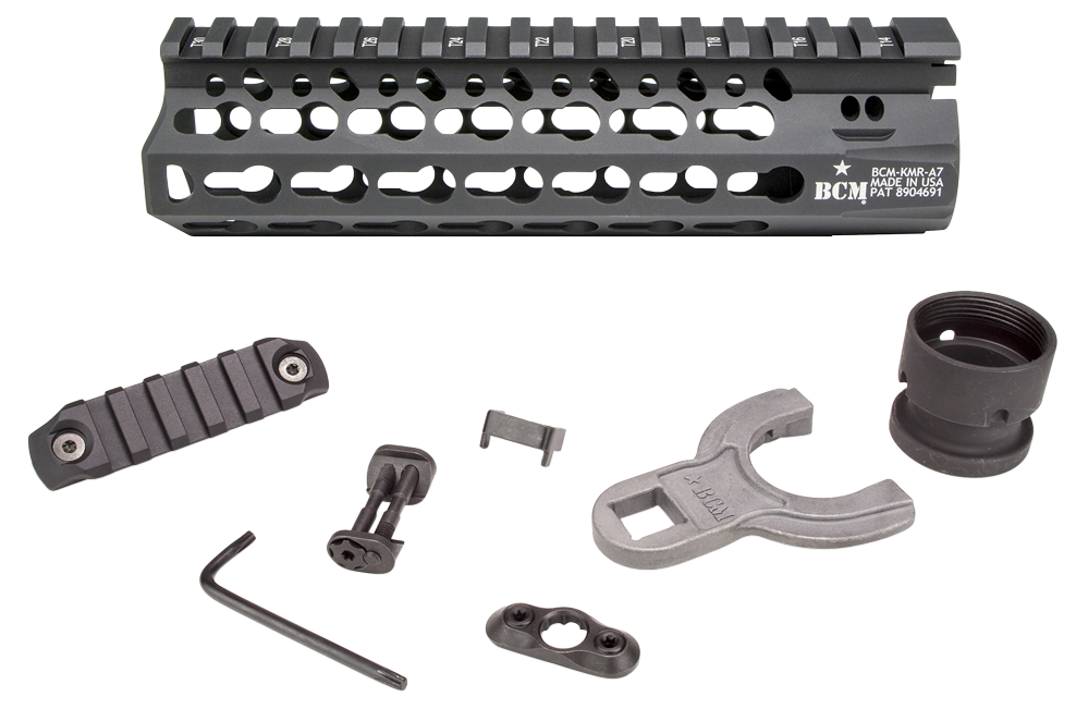 Bravo Kmr Alpha, Bcm Kmr-a7-556-bk    Kmod Rail Alpha 7         Blk