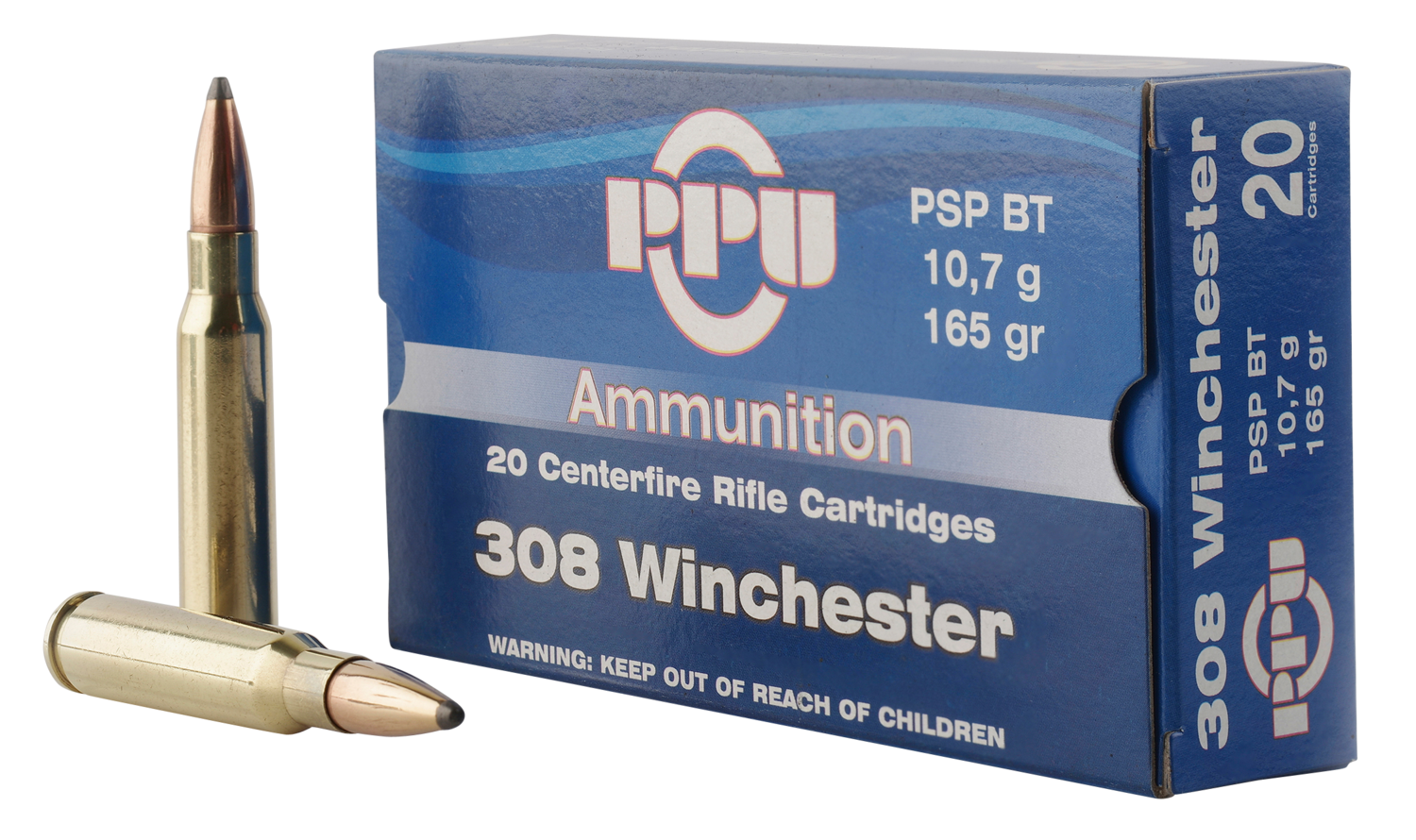 Ppu Standard Rifle, Ppu Pp3082      308         165 Pspbt        20/10