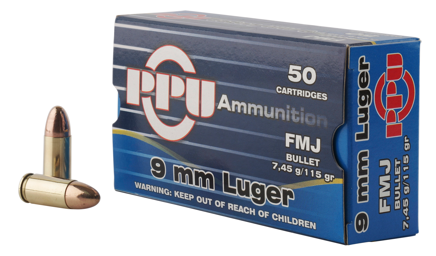 Ppu Handgun, Ppu Pph9f1      9mm         115 Fmj          50/20