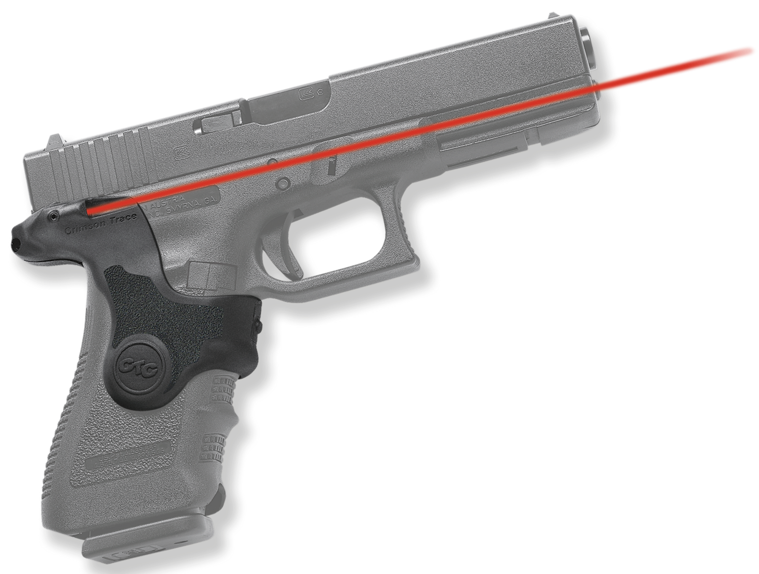 Crimson Trace Lasergrips, Crim Lg417      Lasergrips Glk 17/19 Frnt Act