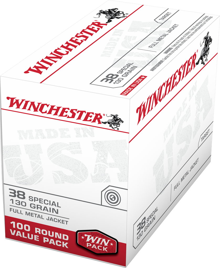 Winchester Ammo Usa, Win Usa38spvp 38sp       130 Fmj            100/05