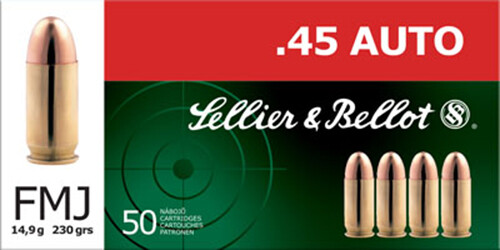 Sellier & Bellot Handgun, S&b Sb45a          45      230 Fmj           50/20