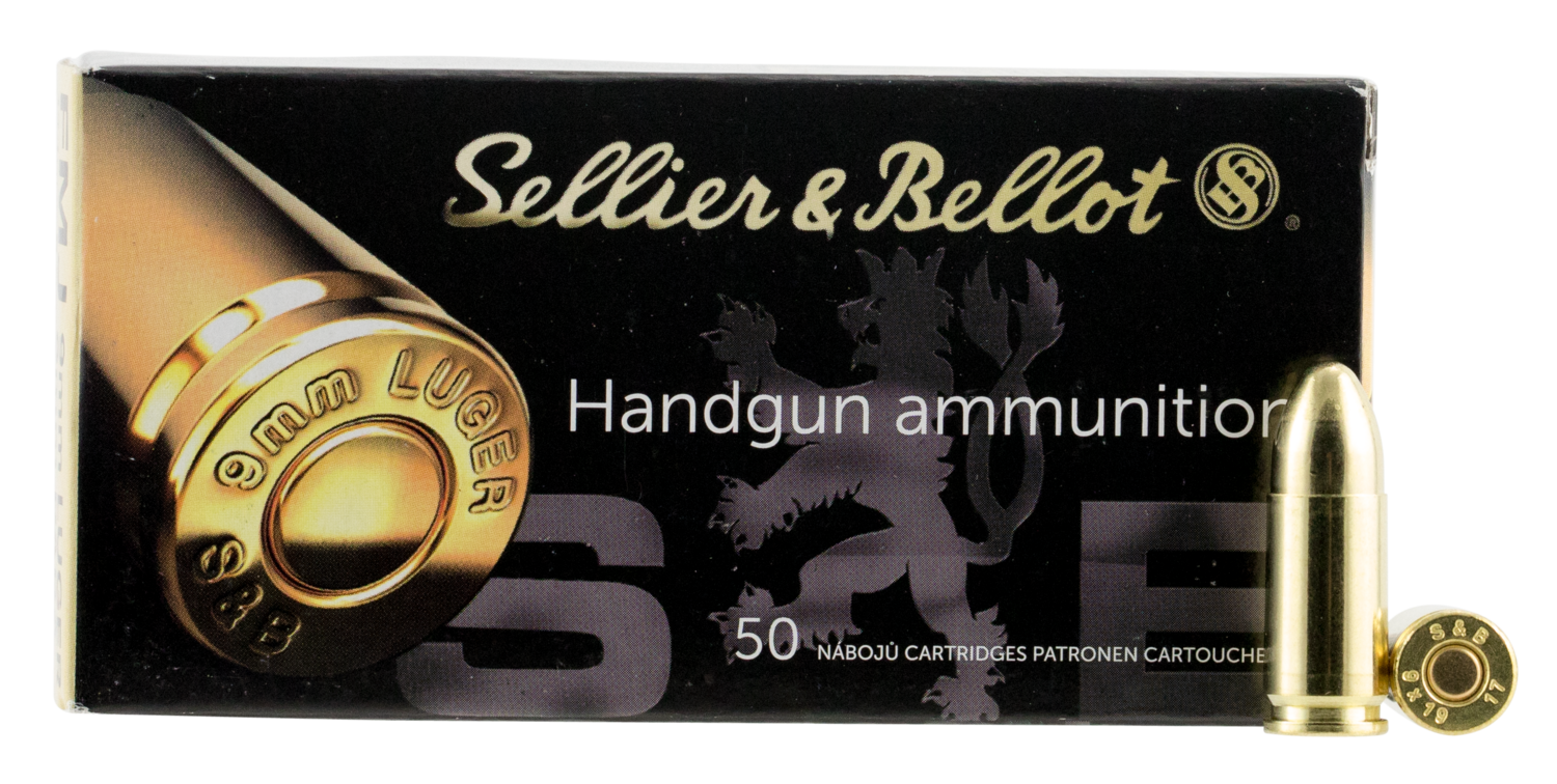 Sellier & Bellot Handgun, S&b Sb9b           9mm     124 Fmj           50/20
