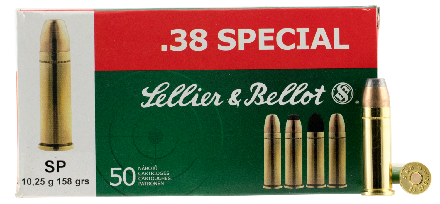 Sellier & Bellot Handgun, S&b Sb38c          38 Sp   158 Sp            50/20