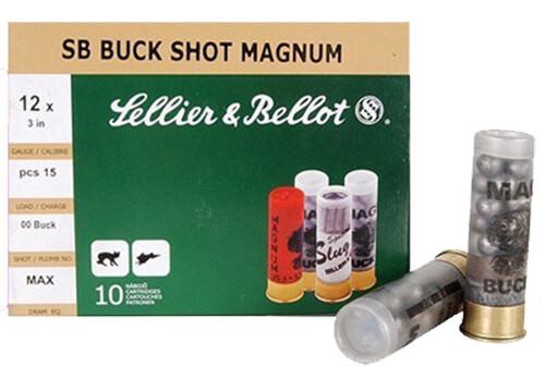 Sellier & Bellot Hunting, S&b Sb12bsa        12ga 3in   00 15pel       10/25