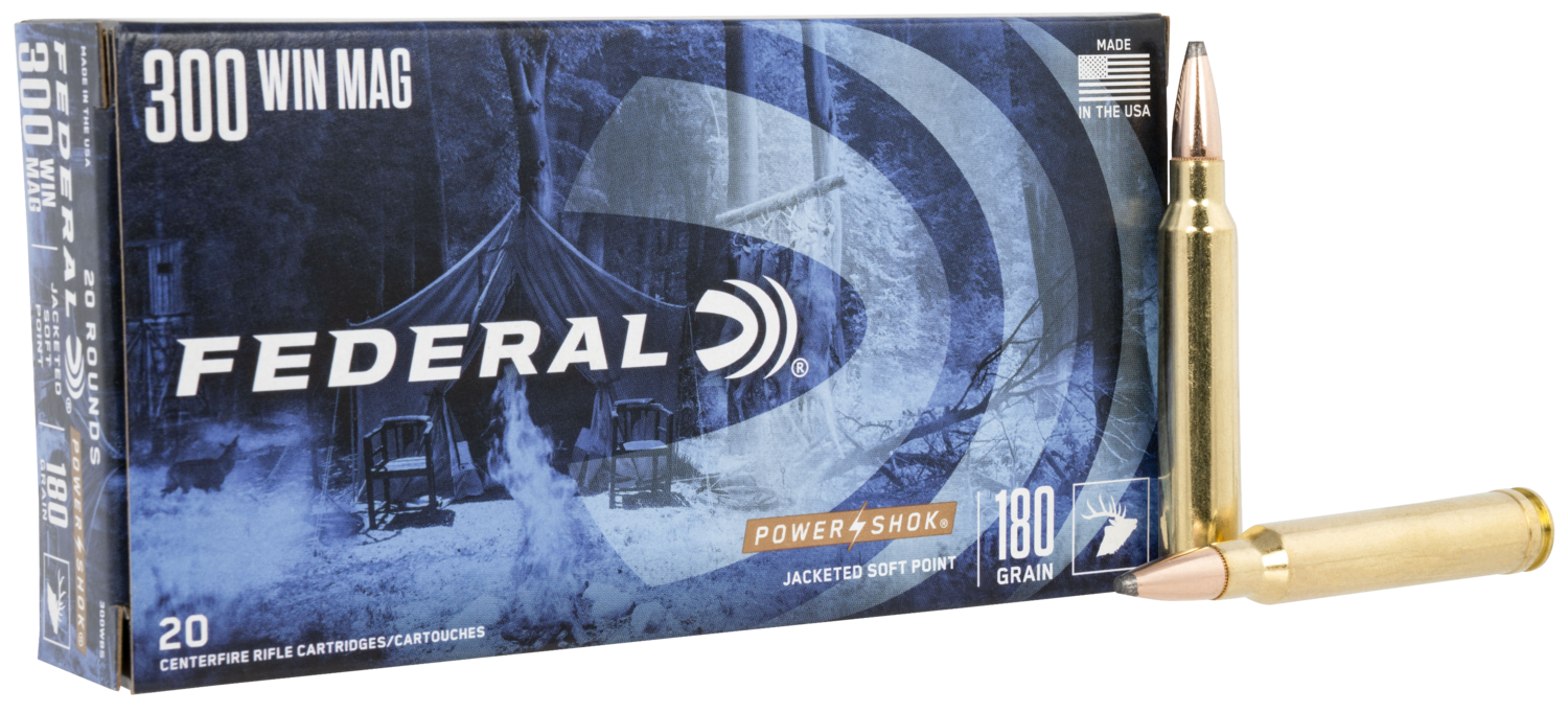 Federal Power-shok, Fed 300wbs         300win  180 Spph          20/10