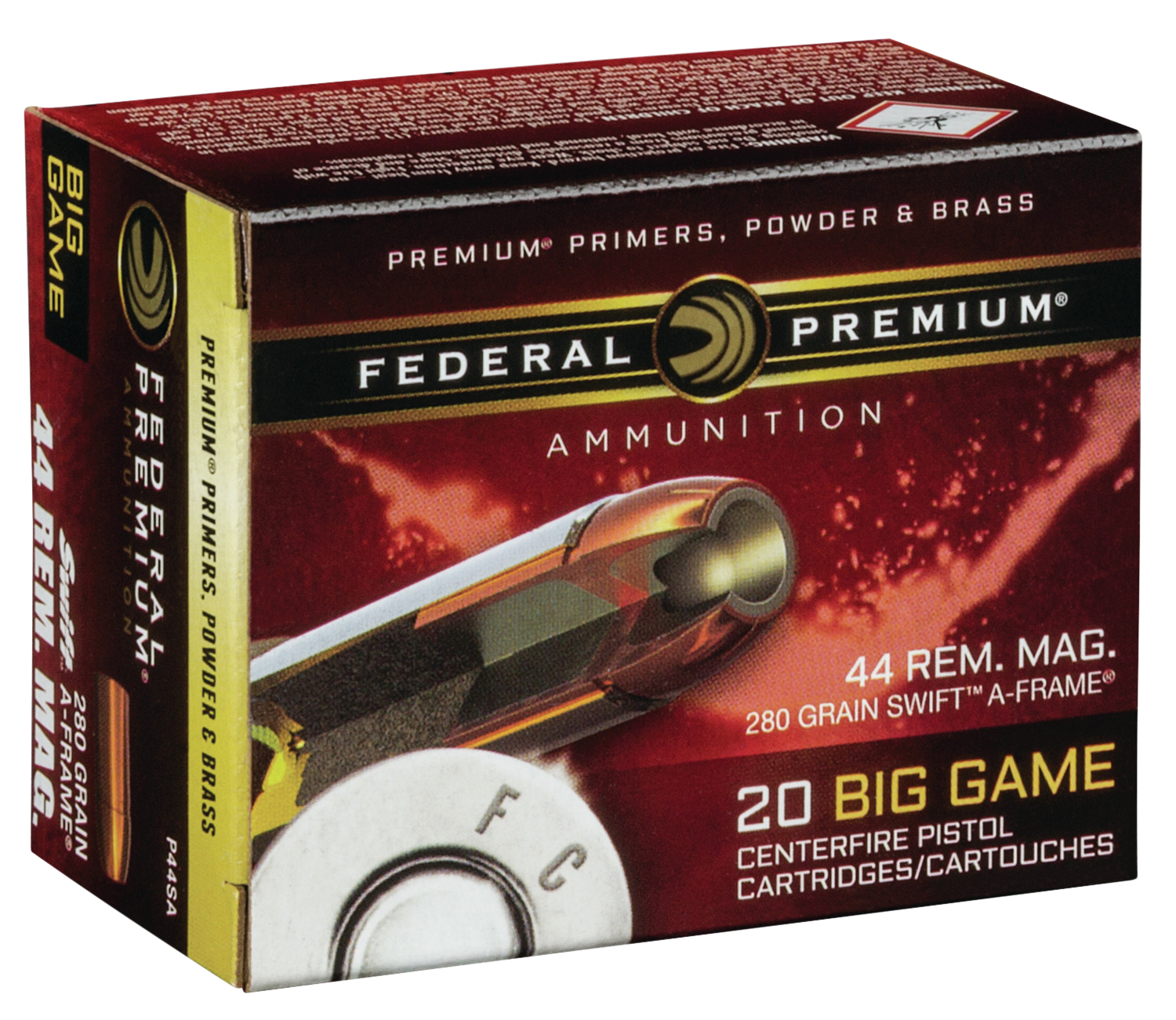Federal Premium, Fed P44sa        44mg      280 Swafr         20/10