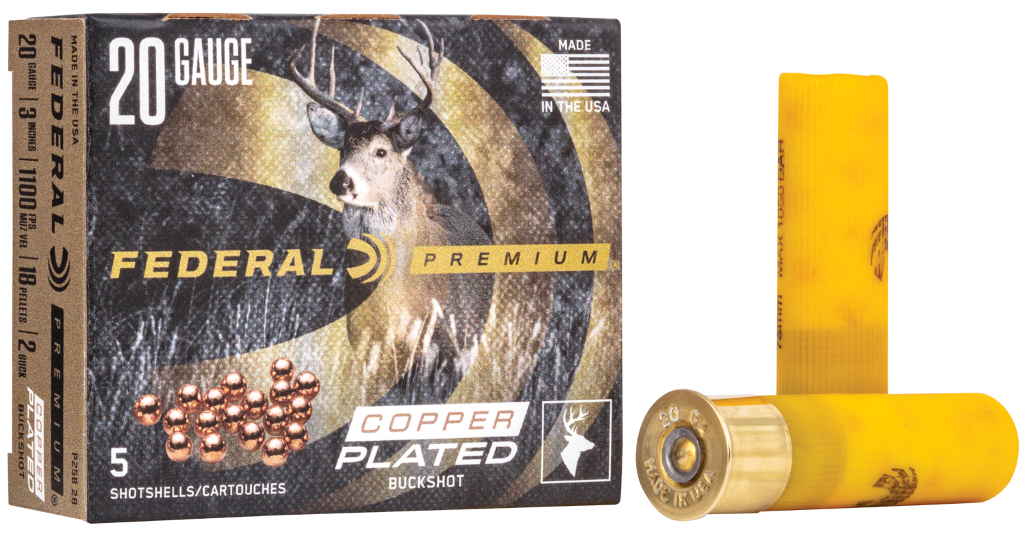 Federal Premium, Fed P2582b  Mag          20    3in Buck       5/50