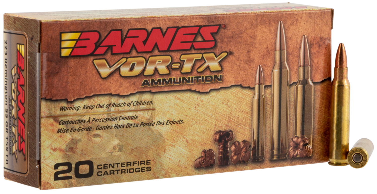 Barnes Bullets Vor-tx, Brns 21520 Bb223r2     223        55 Tsx     20/10