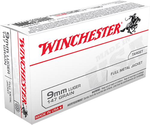 Winchester Ammo Usa, Win Usa9mm1   9mm        147 Fmj             50/10