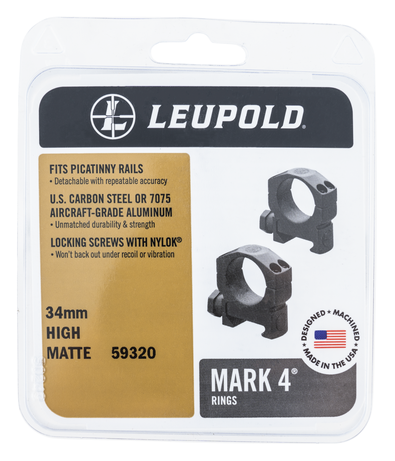 Leupold Mark 4, Leu 59320  Mark 4 34mm High         Mt
